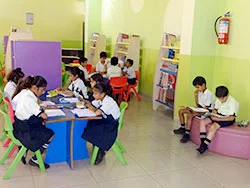 School Library Interior